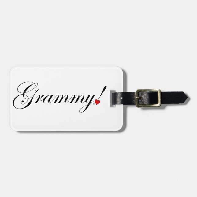 Etiqueta De Bagagem Grammy! (Frente Horizontal)