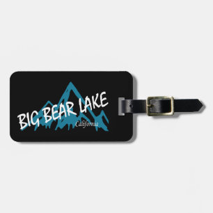 Etiqueta De Bagagem Grande Lago Bear Montanhas Califórnia