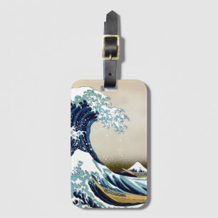 Etiqueta De Bagagem Grande onda de alta qualidade fora de Kanagawa por