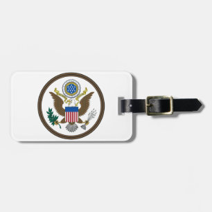 Etiqueta De Bagagem Grande selo dos Estados Unidos