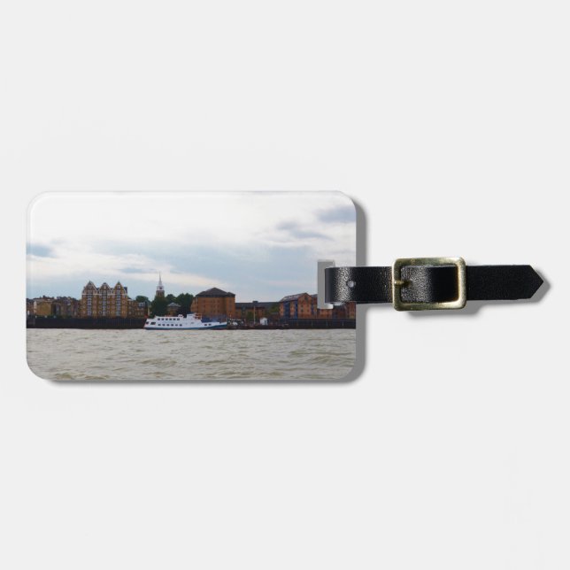 Etiqueta De Bagagem Gravesend em Kent. (Frente Horizontal)