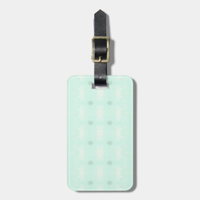 Etiqueta De Bagagem green (Frente Vertical)