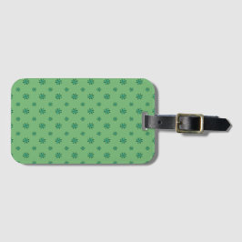 Etiqueta De Bagagem Green Star Luggage Tag