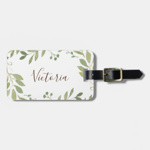 Etiqueta De Bagagem Greenery