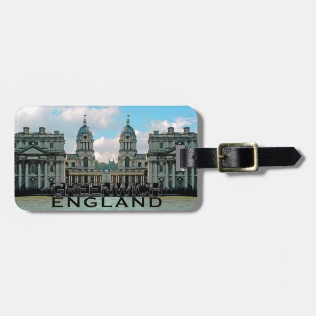 Etiqueta De Bagagem Greenwich (Frente Horizontal)