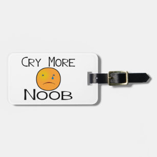 Etiqueta De Bagagem Grita mais Noob