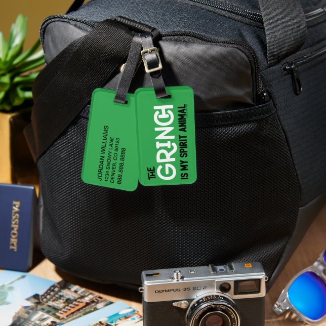 Etiqueta De Bagagem Grpolegadas é minha citação do Spirit Animal (Frente e verso)