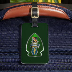 Etiqueta De Bagagem Grupo das Forças Especiais de 5 (Airborne)