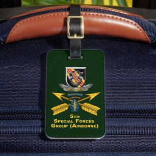 Etiqueta De Bagagem Grupo das Forças Especiais de 5 (Airborne)