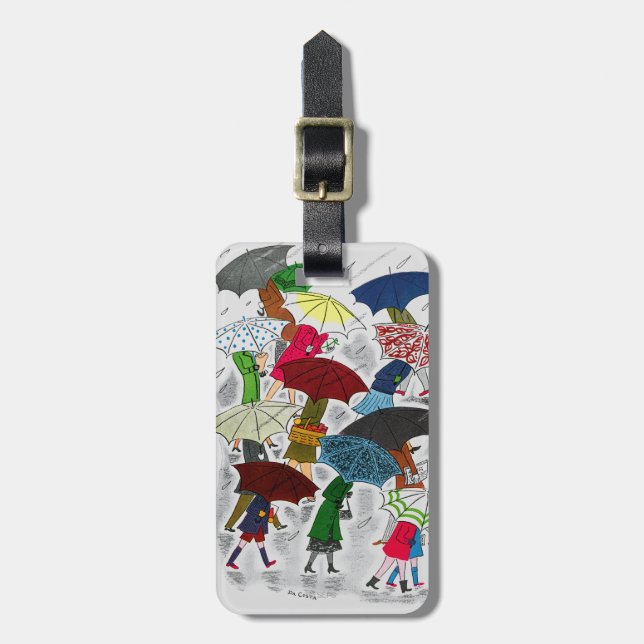 Etiqueta De Bagagem Guarda-chuvas (Frente Vertical)