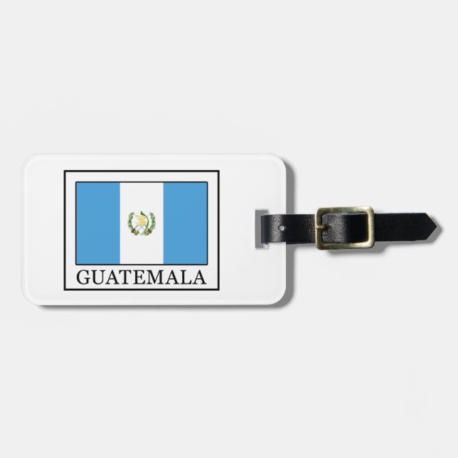 Etiqueta De Bagagem Guatemala (Frente Horizontal)