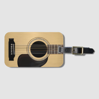 Etiqueta De Bagagem Guitarra