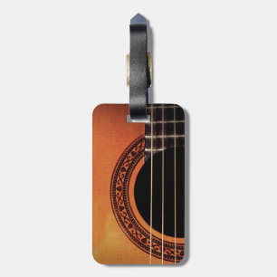 Etiqueta De Bagagem Guitarra acústica