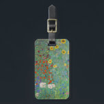 Etiqueta De Bagagem Gustav Klimt - Jardim do País com Girassóis<br><div class="desc">Jardim do País com Girassóis/Jardim de Fazenda com Girassóis - Gustav Klimt em 1905-1906</div>
