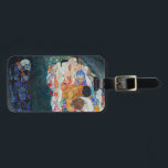 Etiqueta De Bagagem Gustav Klimt - Morte e Vida<br><div class="desc">Morte e vida - Gustav Klimt,  Oil on Canvas,  1910-1915</div>