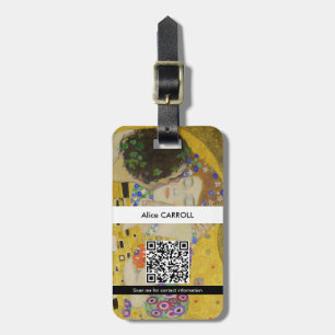 Etiqueta De Bagagem Gustav Klimt - O Beijo