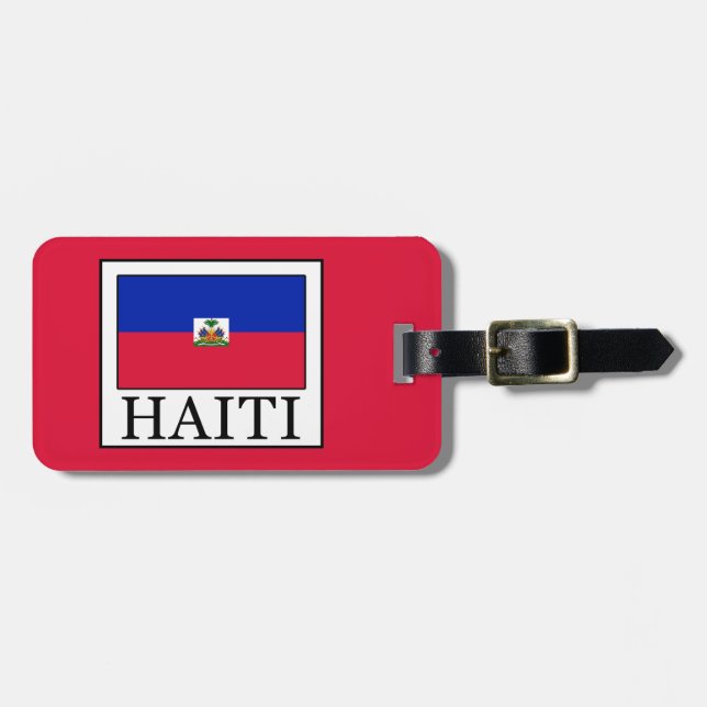 Etiqueta De Bagagem Haiti (Frente Horizontal)