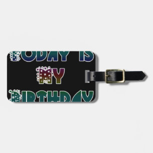 Etiqueta De Bagagem Hakuna Matata Gift Hoje é meu aniversário.png