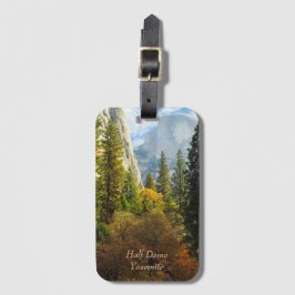 Etiqueta De Bagagem Half Dome in Fall (no Parque Nacional de Yosemite)