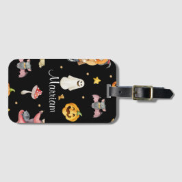 Etiqueta De Bagagem Halloween Personalizado Bonito