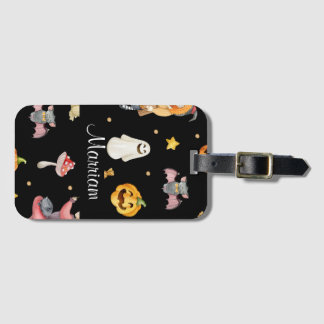 Etiqueta De Bagagem Halloween Personalizado Bonito