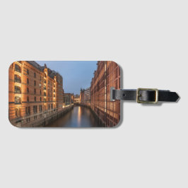 Etiqueta De Bagagem Hamburgo Alemanha