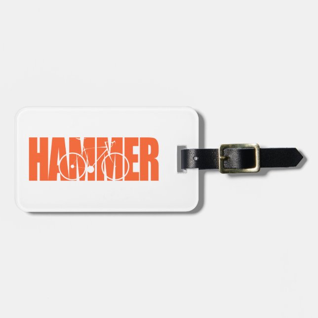Etiqueta De Bagagem Hammer Cycling (Frente Horizontal)
