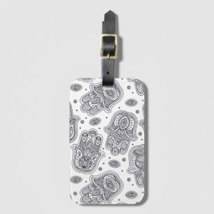 Etiqueta De Bagagem Hamsa tirado mão inspirado