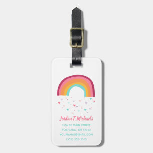 Etiqueta De Bagagem Happy Rainbow Magic