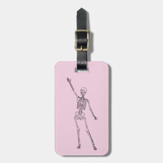 Etiqueta De Bagagem Happy Skeleton Personalized