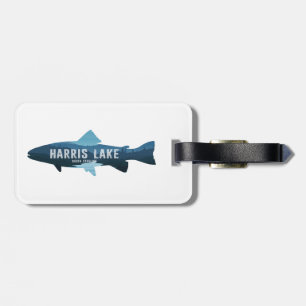 Etiqueta De Bagagem Harris Lake Carolina Fish