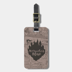 Etiqueta De Bagagem Harry Potter   Mapa do castelo HOGWARTS™ Maraude