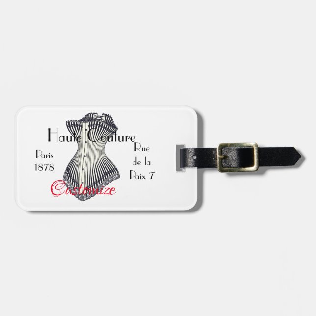 Etiqueta De Bagagem Haute Couset Thunder_Cove (Frente Horizontal)