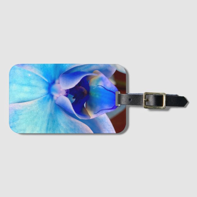 Etiqueta De Bagagem Havaí azul (Frente Horizontal)