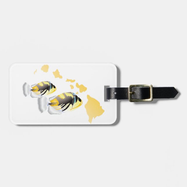 Etiqueta De Bagagem Havaí Humuhumunukunukunukuapua'a (Frente Horizontal)