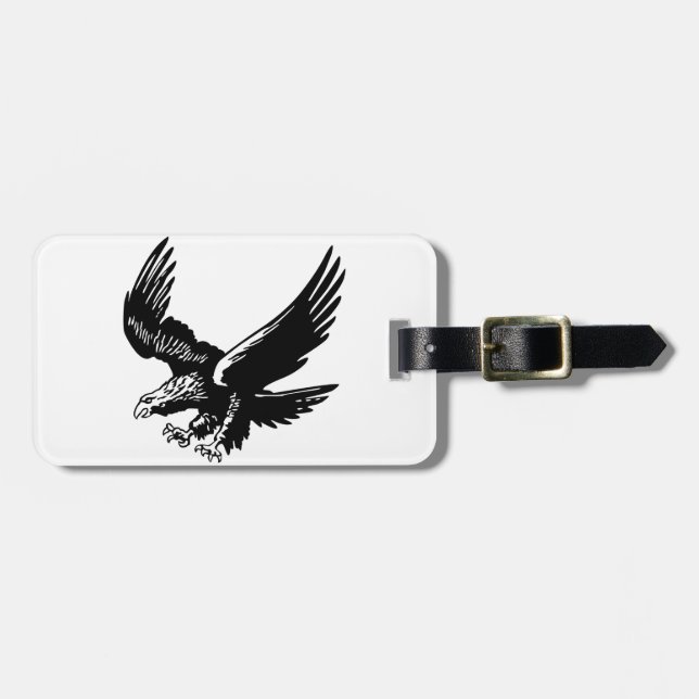 Etiqueta De Bagagem hawk (Frente Horizontal)