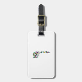 Etiqueta De Bagagem Hebraico - Letra VAV