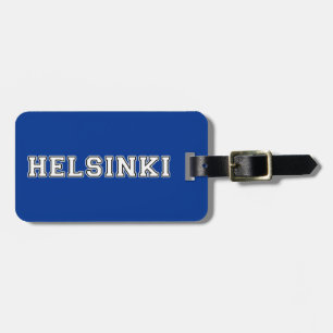 Etiqueta De Bagagem Helsínquia Finlândia