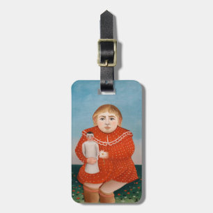 Etiqueta De Bagagem Henri Rousseau - Criança com uma Doll