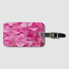 Etiqueta De Bagagem Hidrangea rosa