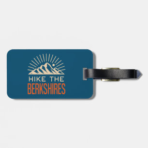 Etiqueta De Bagagem Hike The Berkshires Massachusetts Sunburst