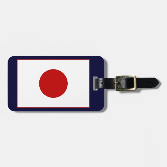 Etiqueta De Bagagem Hinomaru (Frente Horizontal)