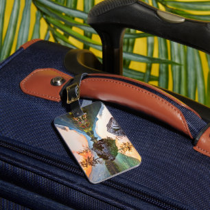 Etiqueta De Bagagem Hintersee Lake, Baviera, Alemanha