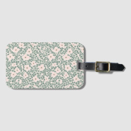 Etiqueta De Bagagem Hippie Boho Floral
