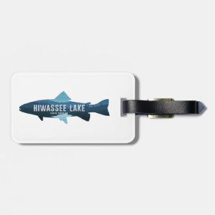 Etiqueta De Bagagem Hiwassee Lake Carolina Fish