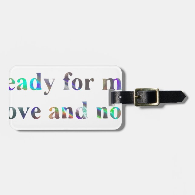 Etiqueta De Bagagem hmu (Frente Horizontal)