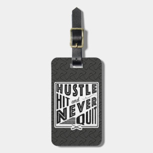 Etiqueta De Bagagem Hockey Hustlie de Campo Acerto e Nunca Sair da Eti