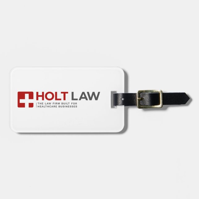 Etiqueta de Bagagem Holt Law (Frente Horizontal)
