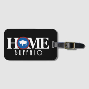 Etiqueta De Bagagem HOME Buffalo WY