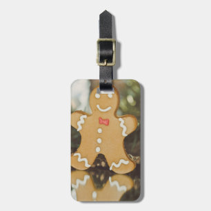 Etiqueta De Bagagem Homem-pão de Natal